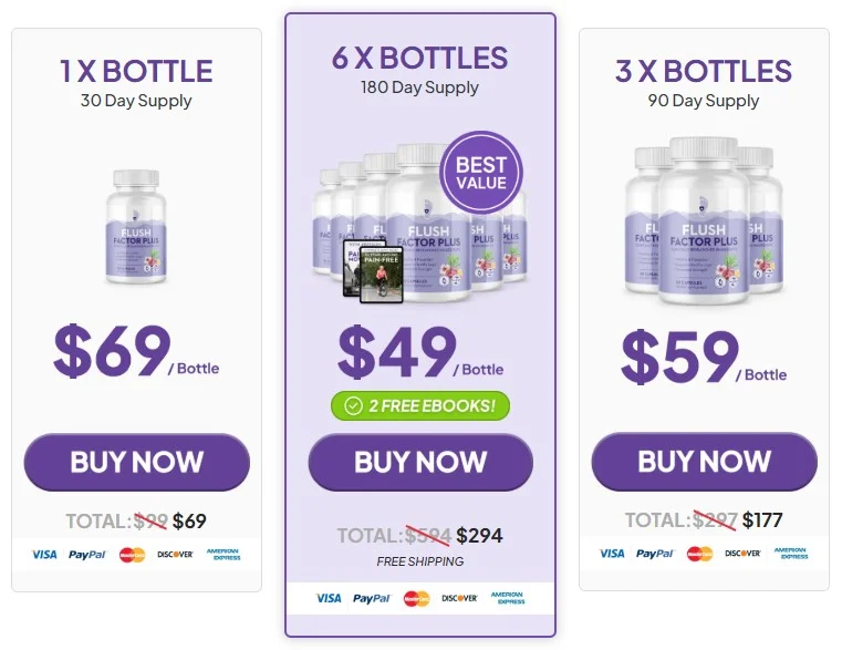 Buy Flush Factor Plus 6 Bottles